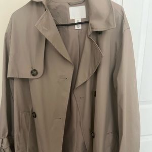 H&M • Oversized trench coat